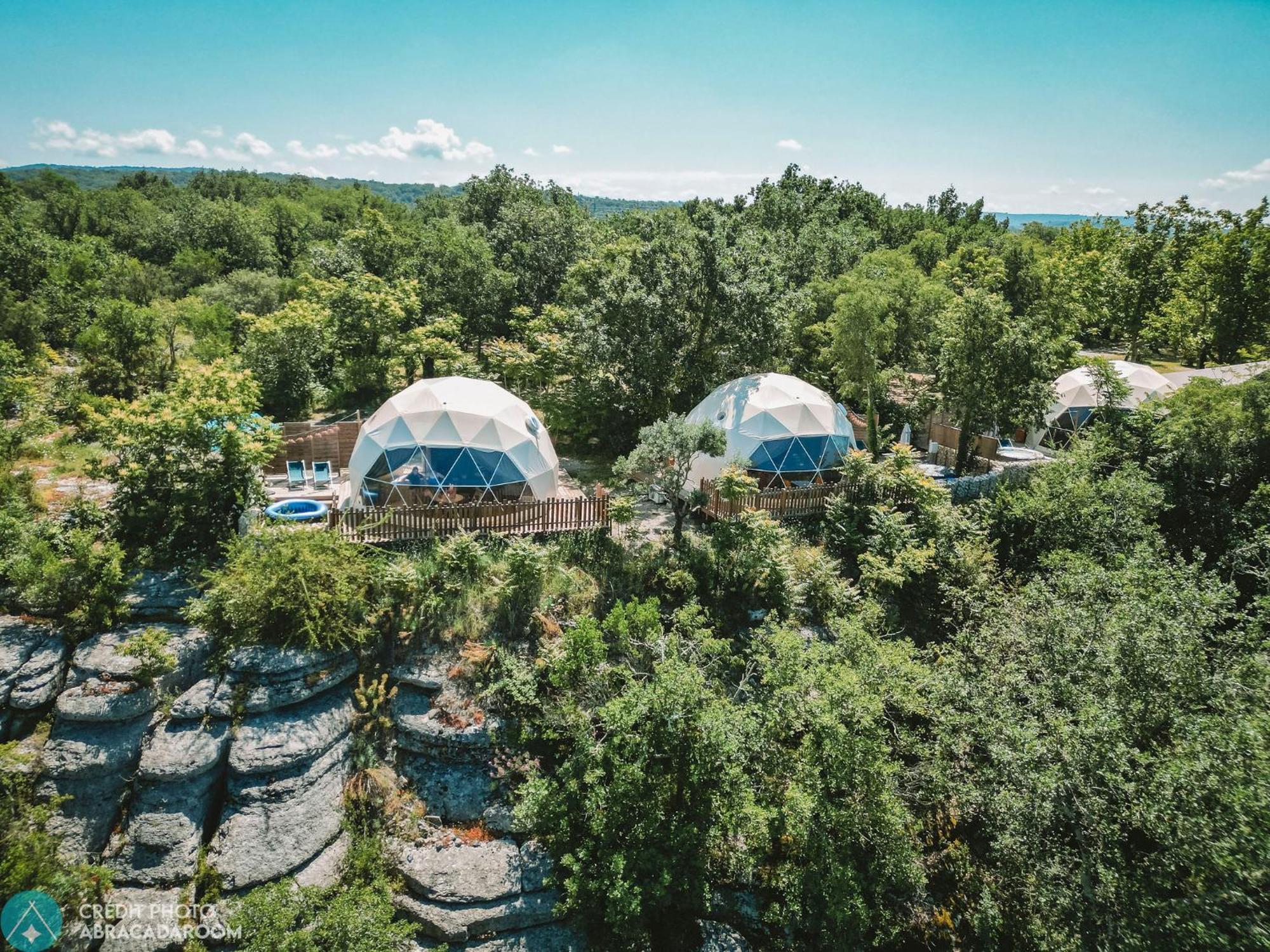 Les Domes Des Gorges Hotel Ruoms Kültér fotó